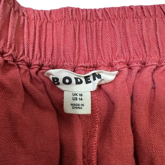Boden Women’s Size 14 Pull-On Linen Shorts - Picture 4 of 5
